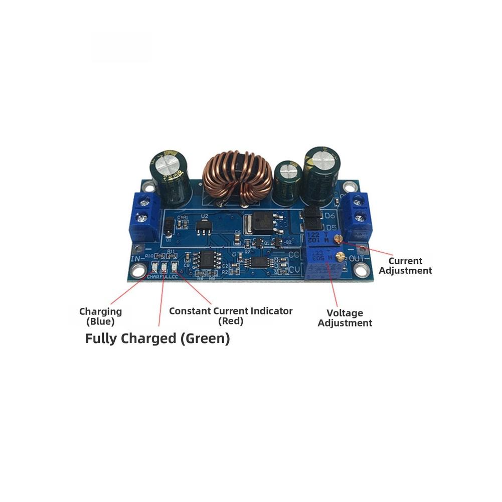 1pc Adjustable DC Boost Step-Down Converter Module 5-30V For Battery Charging LED Driving Applications