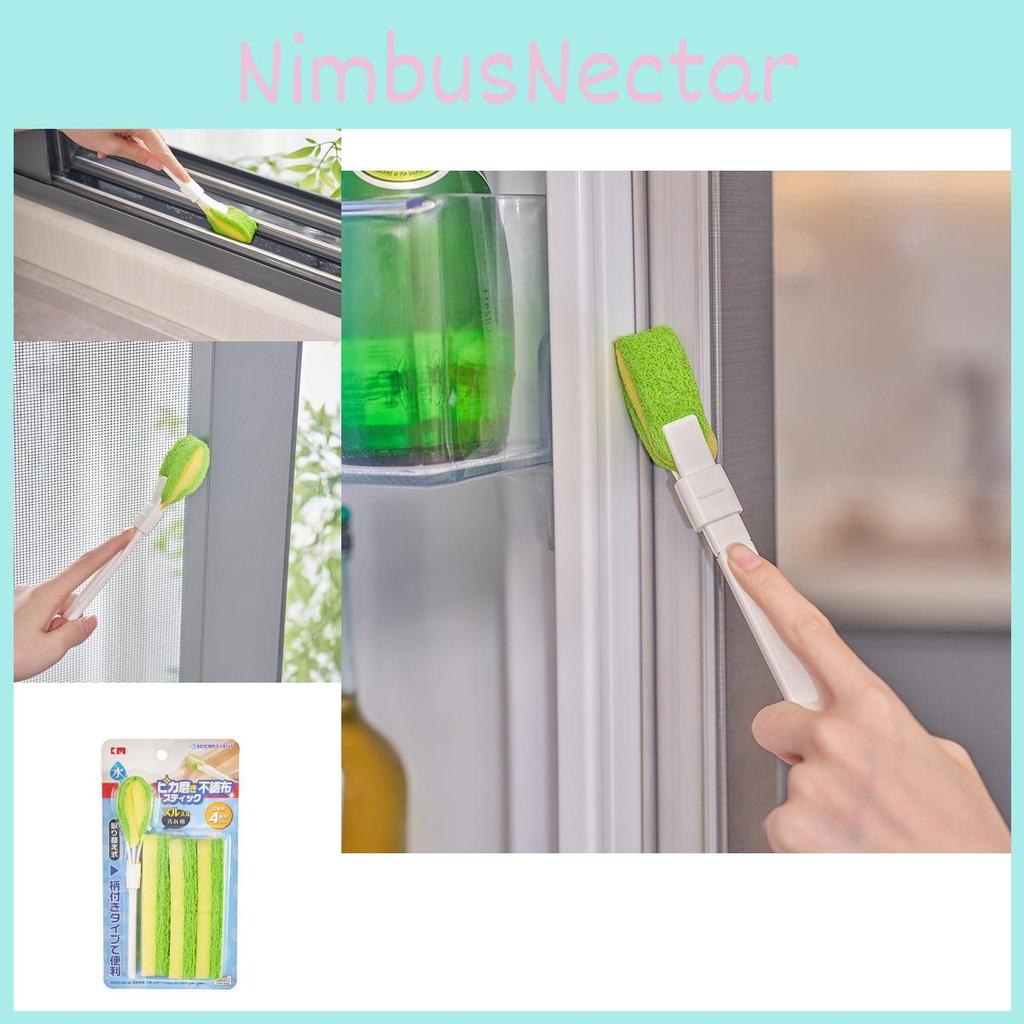 Detachable Mini Cleaning Brush With Sponge For Kitchen Bathroom Maintenance