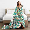 Perry the Platypus Cartoon Duck Plush Blanket Students Flannel Throw Blanket For Couch Chair Warmized Quality Bedspread