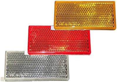 Red Square Shaped Reflector, 10 Sheets Set * Registration Supported *