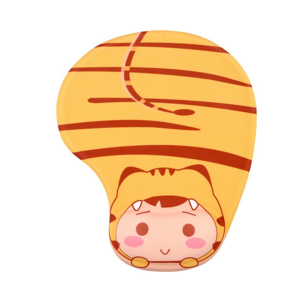 Creative Cartoon Silicone Wrist Rest Mouse Pad & Keyboard Hand Rest - Cute Desk Mat