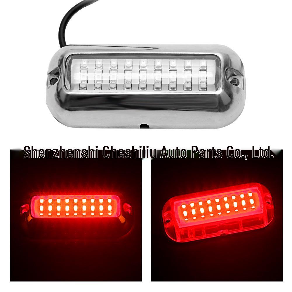 Upgraded Waterproof 27LED Stainless Steel Boat & Yacht Navigation Light