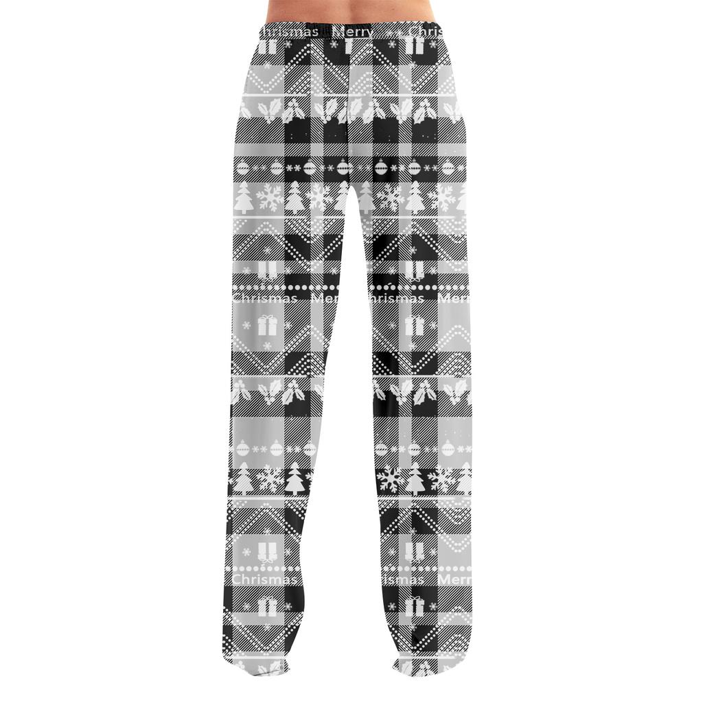 Anime-Pyjamahose, Nachtwäsche, lässige Hose mit Kordelzug und elastischer Taille, bequeme, gerade, lockere Yoga-Hose