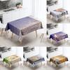Snow Fox Tablecloth Cute Animal Anti-Stain Waterproof Rectangular Kitchen Table Home Decoration