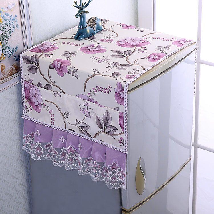 Refrigerator Single-door and Double-door Dust Cover, Refrigerator Cover Cloth, Refrigerator Towel, Washing Machine Cover, Multi-purpose Cover Cloth