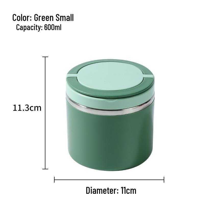 Stainless Steel Insulated Soup Cup - Portable & Sealed for Students & Office Workers