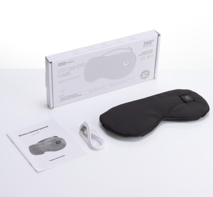 Heated Eye Masks For Dry Eyes USB Rechargeable Adjustable Heat Massage Eyemask Relieve Eye Strain Office Home Sleeping Eyeshade