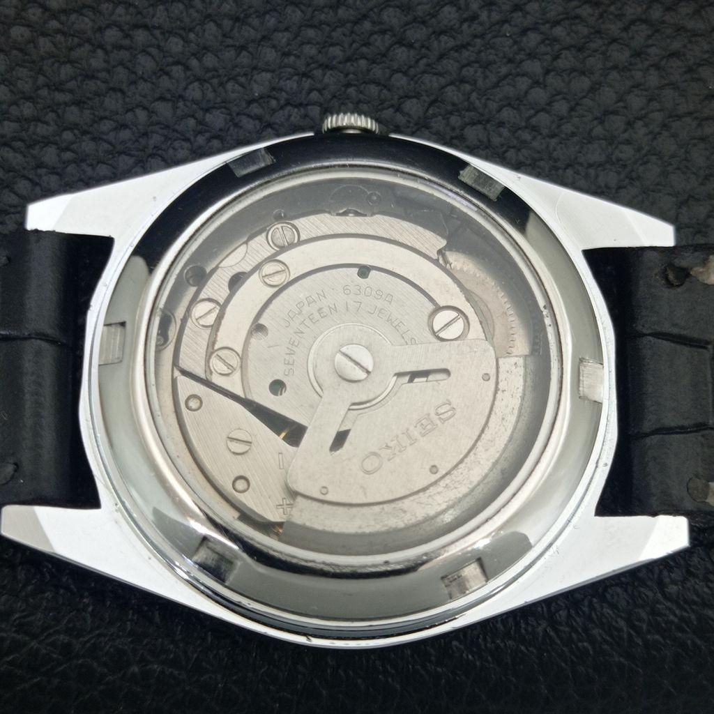 AUTOMATIC VINTAGE REFURBISHED SEIKO 5 6309A JAPAN MENS SILVER WATCH a442507-1