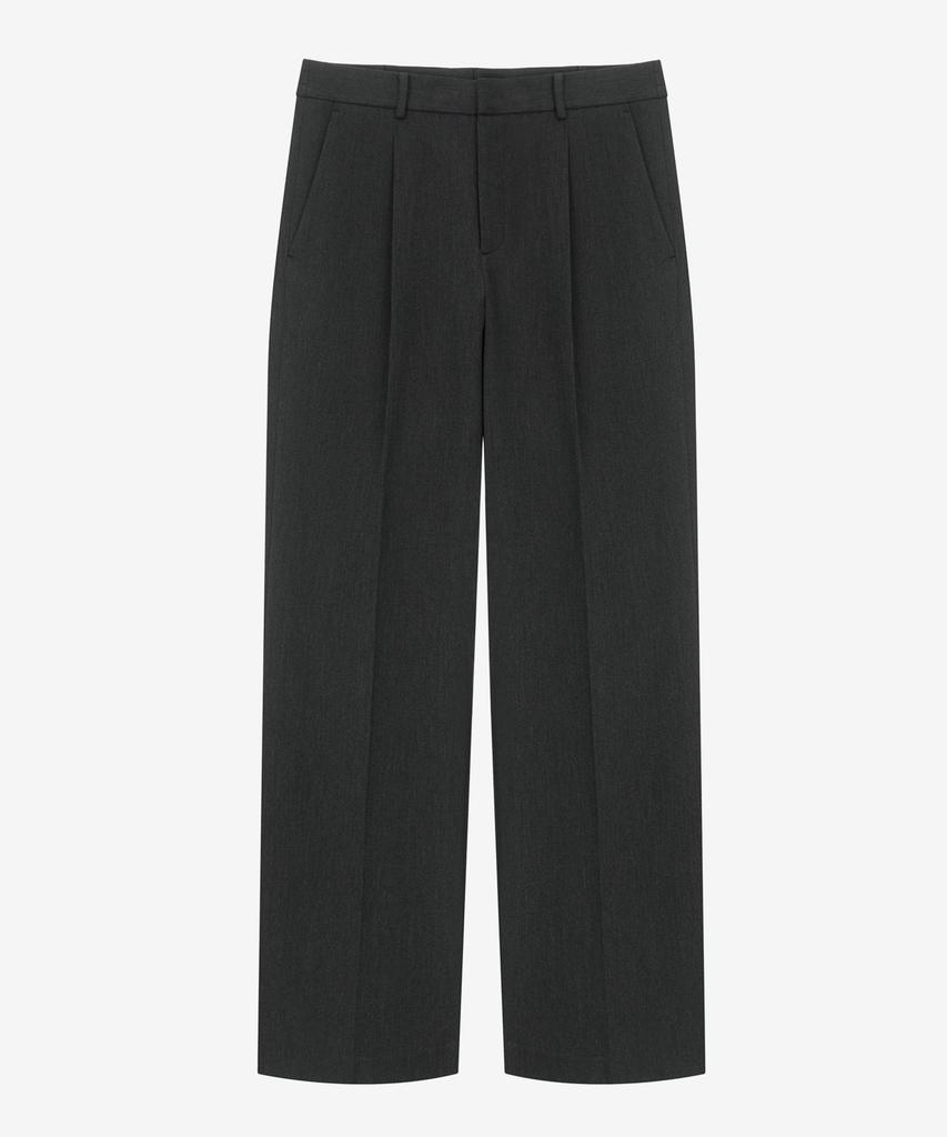MINDBRIDGE [On] Do Good_[Warm] Wide One-Pleat Elastic Slacks - 2 Colors