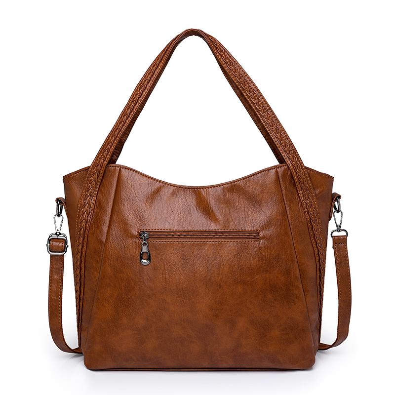 Geantă Tote din Piele Împletită cu Ciucuri pentru Femei, Capacitate Mare, de Purtat pe Umăr sau în Cruce, pentru Utilizare Zilnică, Navetă, Muncă, Cumpărături și Ieșiri de Weekend