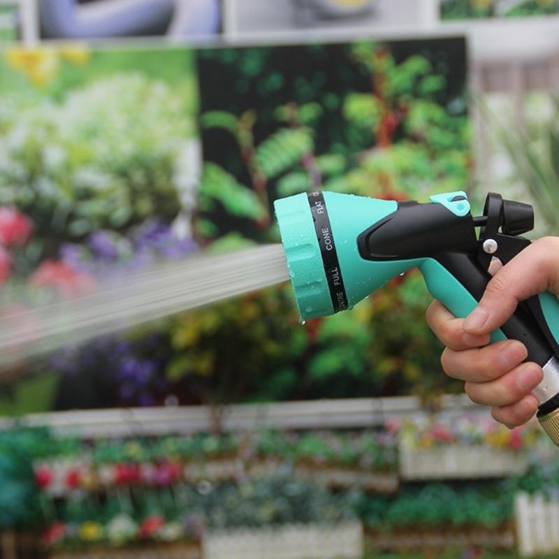 Multifunctional Water Hose Nozzle for Cleaning Watering Garden Irrigation Tool Multiple Easy Carry Hose Sprayer for Car