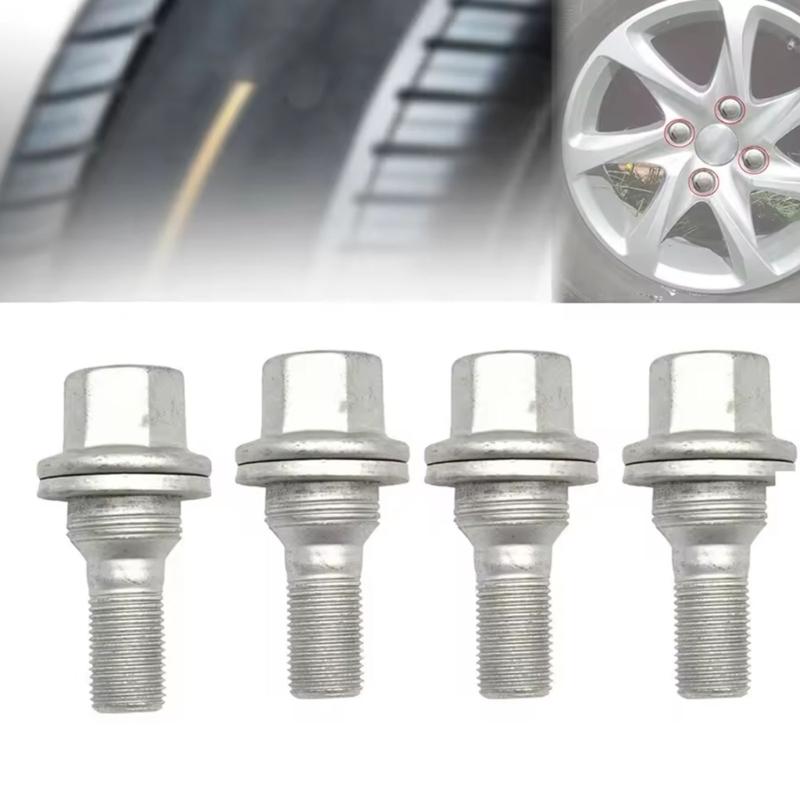 4 Piece Automotive Lug Nuts 540567 940684 9682405080 9817024580 Suitable for 206 207 307 308 406 407 607 1007 2008 3008