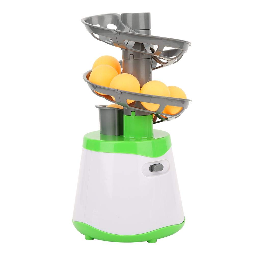 Portable Table Tennis Trainer with ABS Automatic Ping Pong Ball Launcher, Table Tennis Practice Training Machine for Kids, Entertainment Equipment