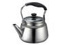 Pearl Metal Fretty 2 with Tea Strainer and Induction Stainless Wide-Mouth Kettle, 3.0L, Mesh, Compatible, Steel, H-1236