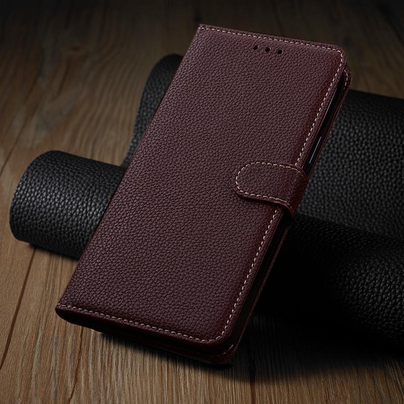 Solid Leather Wallet Flip Case For Samsung Galaxy S23 Ultra S22 S21 Plus A04S A53 Xiaomi Redmi 11A OPPO Realme C21Y iPhone 14 13 12 11 Pro Max Cover