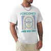 Hokiis Men's T Shirt Foreigner Band Short Sleeve Tee Cotton Novelty T Shirt Undershirts(2)