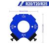 Angle Trimming Template Corner Positioning Tool Cabinetry Applications Inner R Angles Creation Outer R Angles Creation