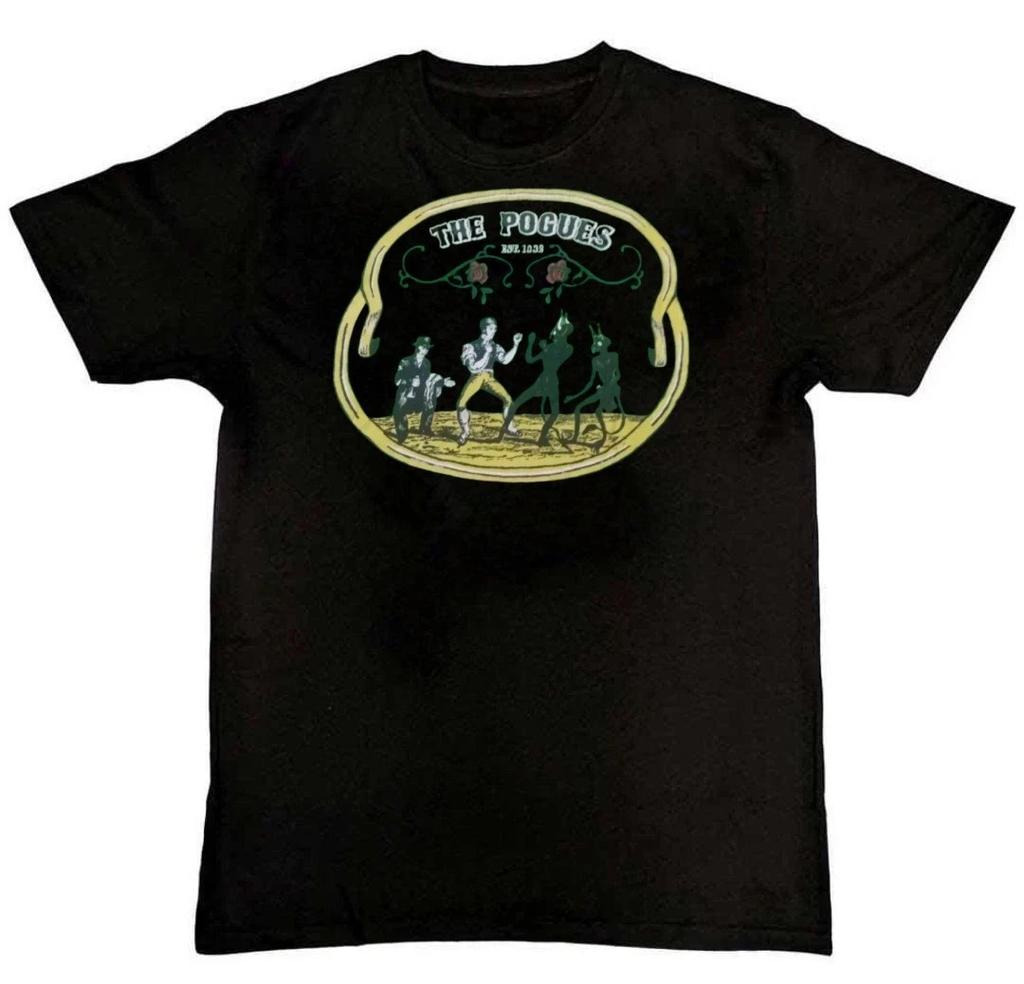 The Pogues Band Graphic Print Mens Unisex 100% Cotton T-shirt Mens Tees Top