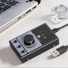 USB Volume Control Knob One-Click Mute USB Computer Volume Controller Computer Speaker External Volume Control for Win/Mac OS