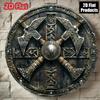 2D Wikinger-Kampfaxt Metall-Wandkunst, Skandinavische Heimdekoration, Großartig für Bar, Küche, Wohnzimmer, Einzigartiges Geschenk