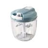 Manual Food Processor Vegetable Chopper, Portable Hand Pull String Garlic Mincer Onions Cutter For Veggies, Gingers, Fruit, Herbs, Etc