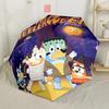 Bluey Bingo Adventure Portable Automatic Umbrella Retractable Design with 8-Rib Durability Sturdy Construction Travel Essential Stylish Accessory