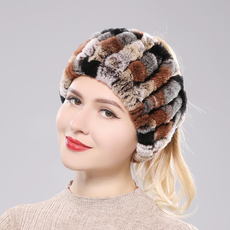Women Real Fur Handmade Stretch Fur Scarf Knit Genuine Rex Rabbit Fur Headbands Girls Natural Fur Ring Cowl Snood Scarves Winter good elastic кокосовый
