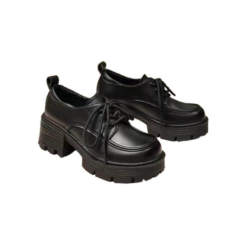 Nové dámské boty se silnou podrážkou, módní mokasíny, jednoduché boty