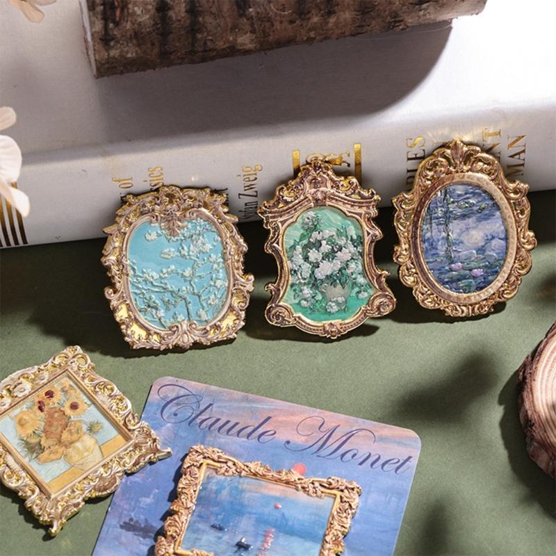 1PC Unique Artistic Metal Fridge Magnets Offering Multiple Styles For Home Gallery Creation Unique Pattern