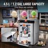 VEVOR Commercial Ice Cream Machine, 12 L/H Yield, 1295W Single Flavor Countertop Hard Serve Ice Cream Maker, 4.5L Stainless Steel Cylinder