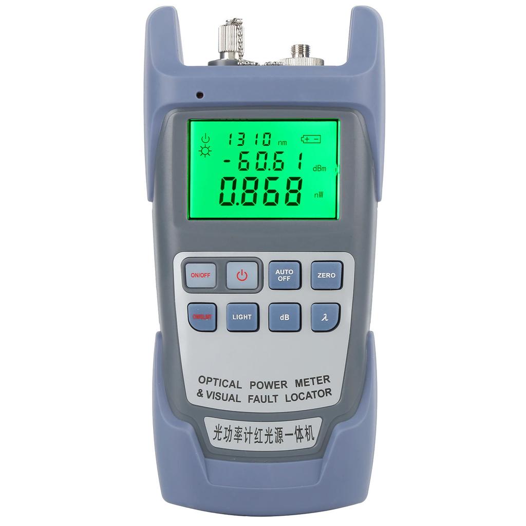 DXP 50D Optical Power Meter Handheld Red Light Fiber Light Decay Tester Machine 5km 1MW