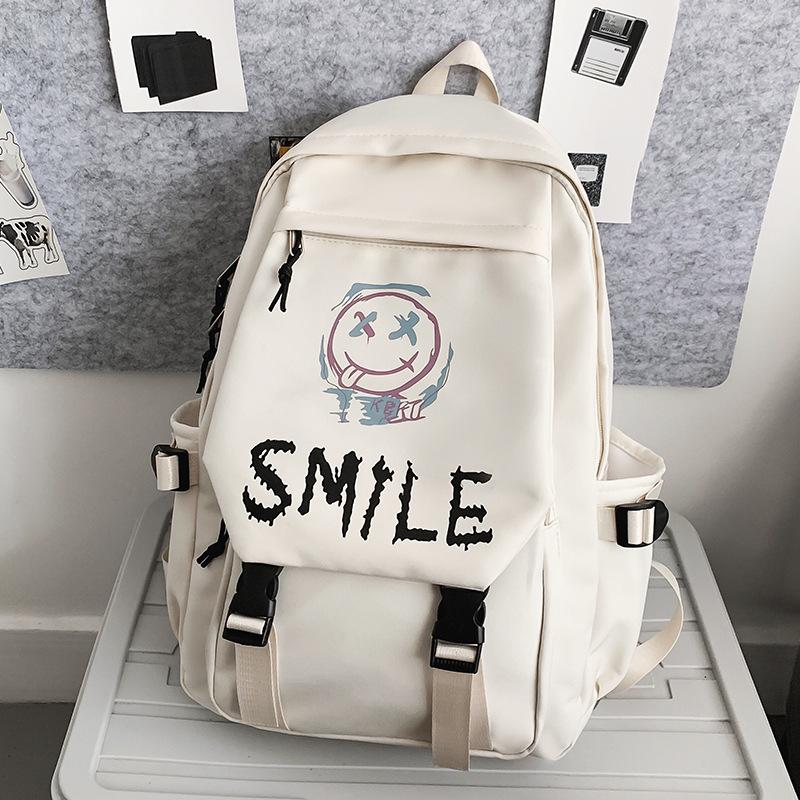 Fashion Letter Backpack Elementary School Students Junior High School Students High Quality Female Students