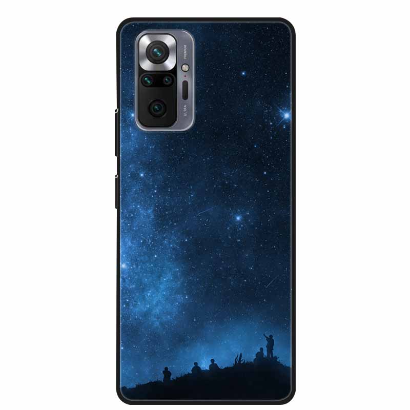 Per Xiaomi Redmi Note 10 Pro Custodia Moda Morbido Silicone Cover per Telefono per Redmi Note10 Pro Max Coque M2101K6G Paraurti Cool Funda