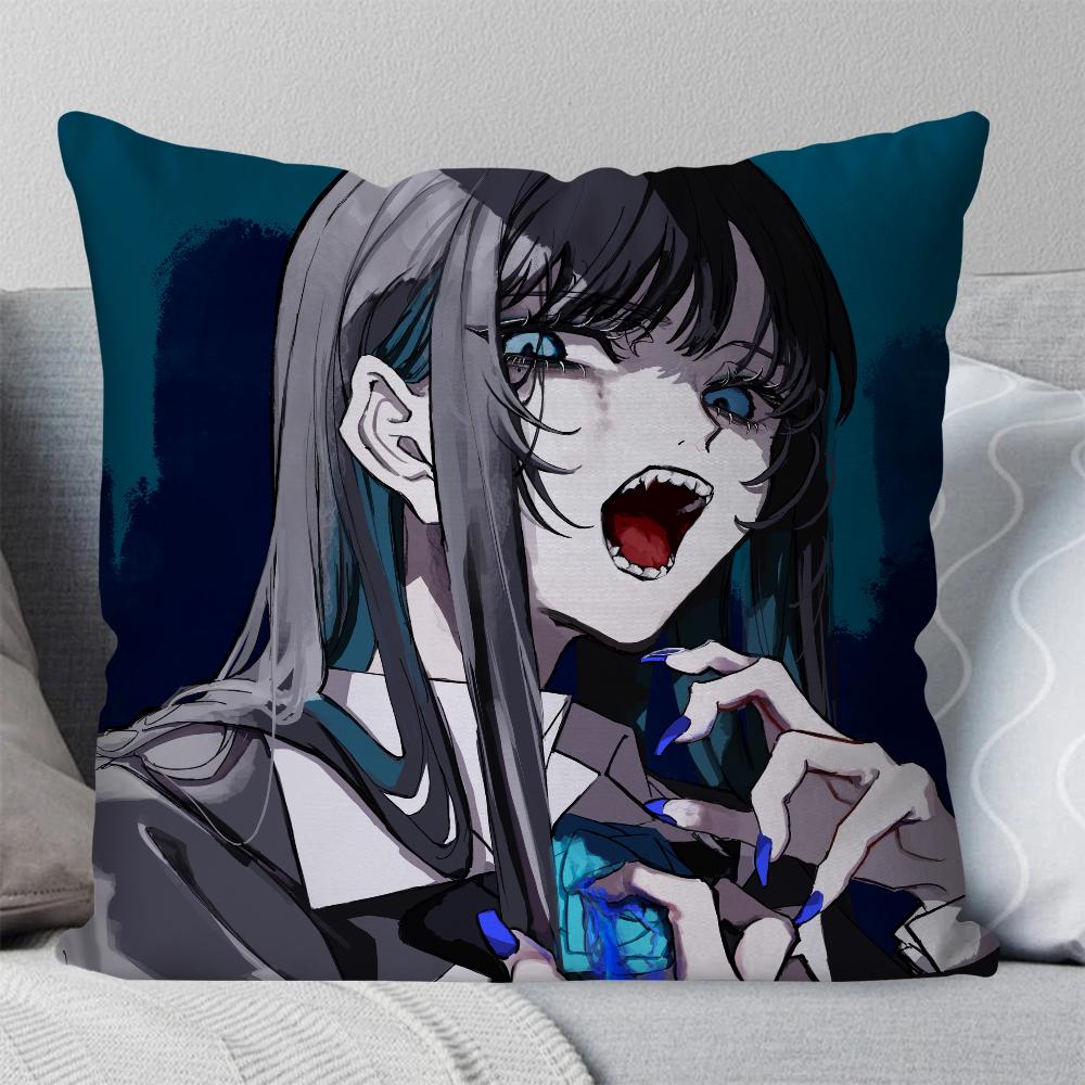 Japanese Female Singer A-Ado Pillow Case Square Pillow Bedroom Sofa Leisure Comfortcushion Car Living Room Home Decoration 40X40