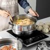 San Jia Long 28CM Multi-functional Stainless Steel Steamer Pot