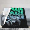Project Hail Mary Amaze Eridani-Rocky Flannel Fashion Blanket Neon Portrai Funny Throw Fashion Blanket Sofa Bedding Lounge Super Soft