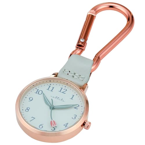 Fieldwork Pocket Watch Carabiner Watch Analog Furka Tulip Green GY050P-1 Women's