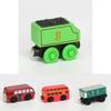 Colorful Wooden Magnetic Train Set For Kids With Interactive Push-pull Features
