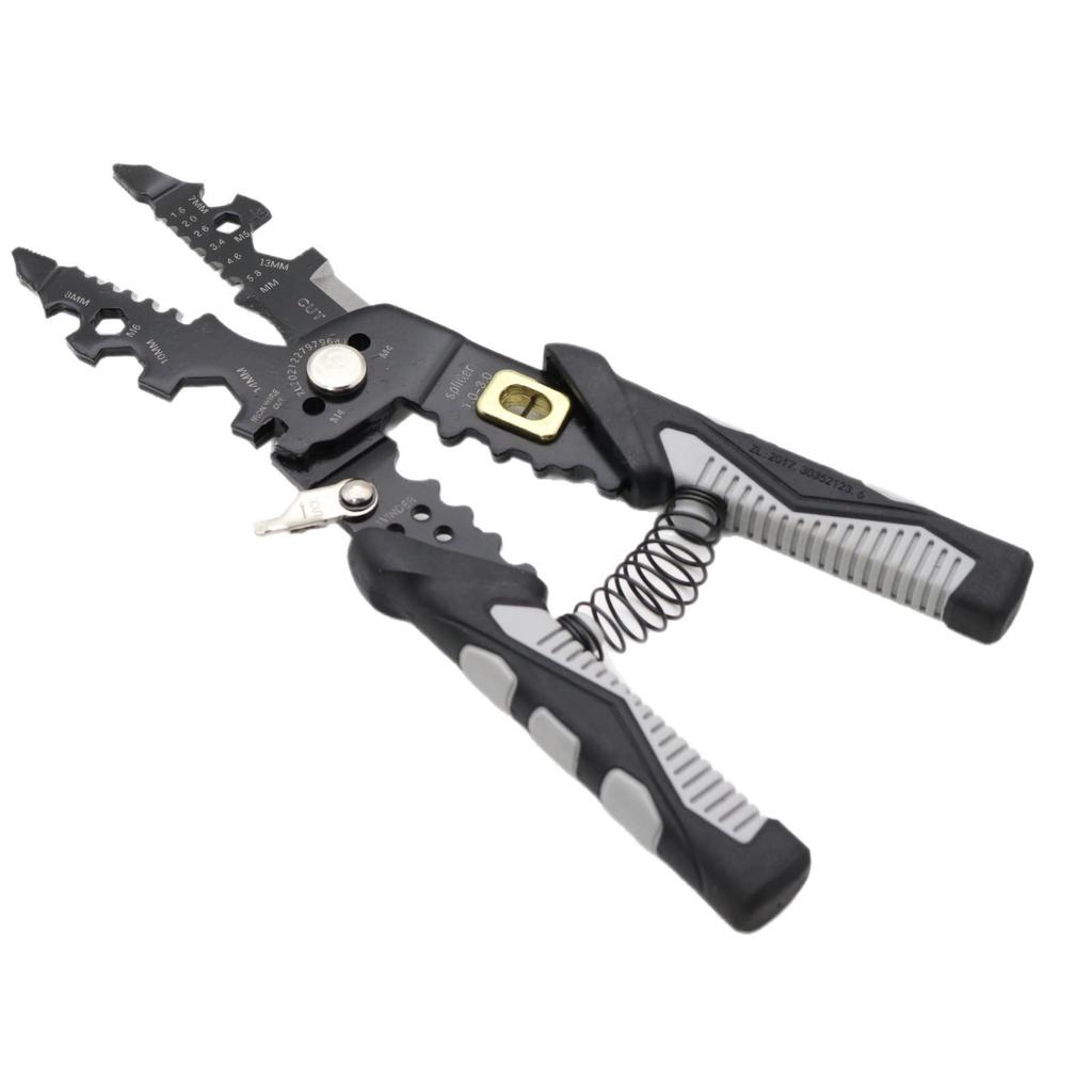 Multi-Functional Electrician Cable Stripping and Crimping Pliers