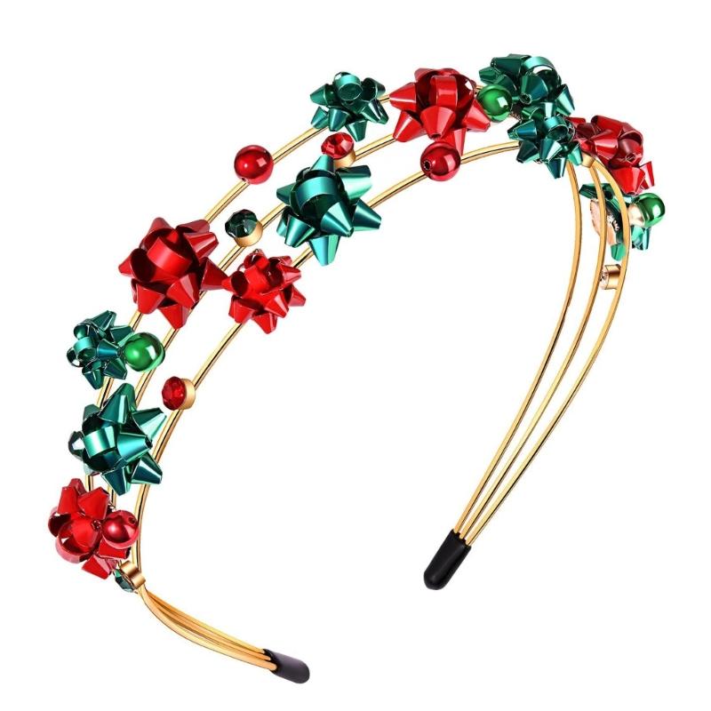 

Rhinestones Headbands Party Costume Christmas Party Karaoke Punk Photo Props Cool Party Christmas Hair Hoop Nightclub