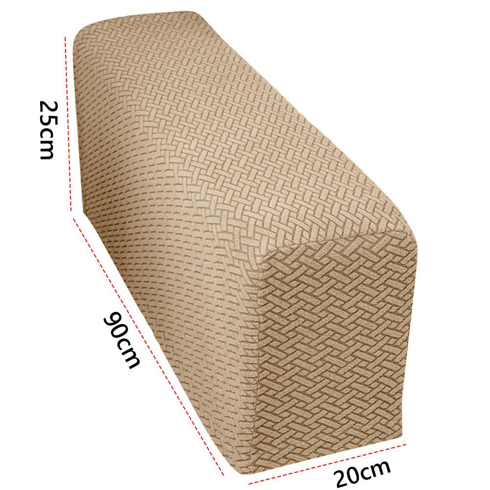 Sofa Arm Covers Elastic Armrest Covers for Chairs and Sofa Washable Armchair Slipcovers Checkered Pattern Armrests Chair Covers