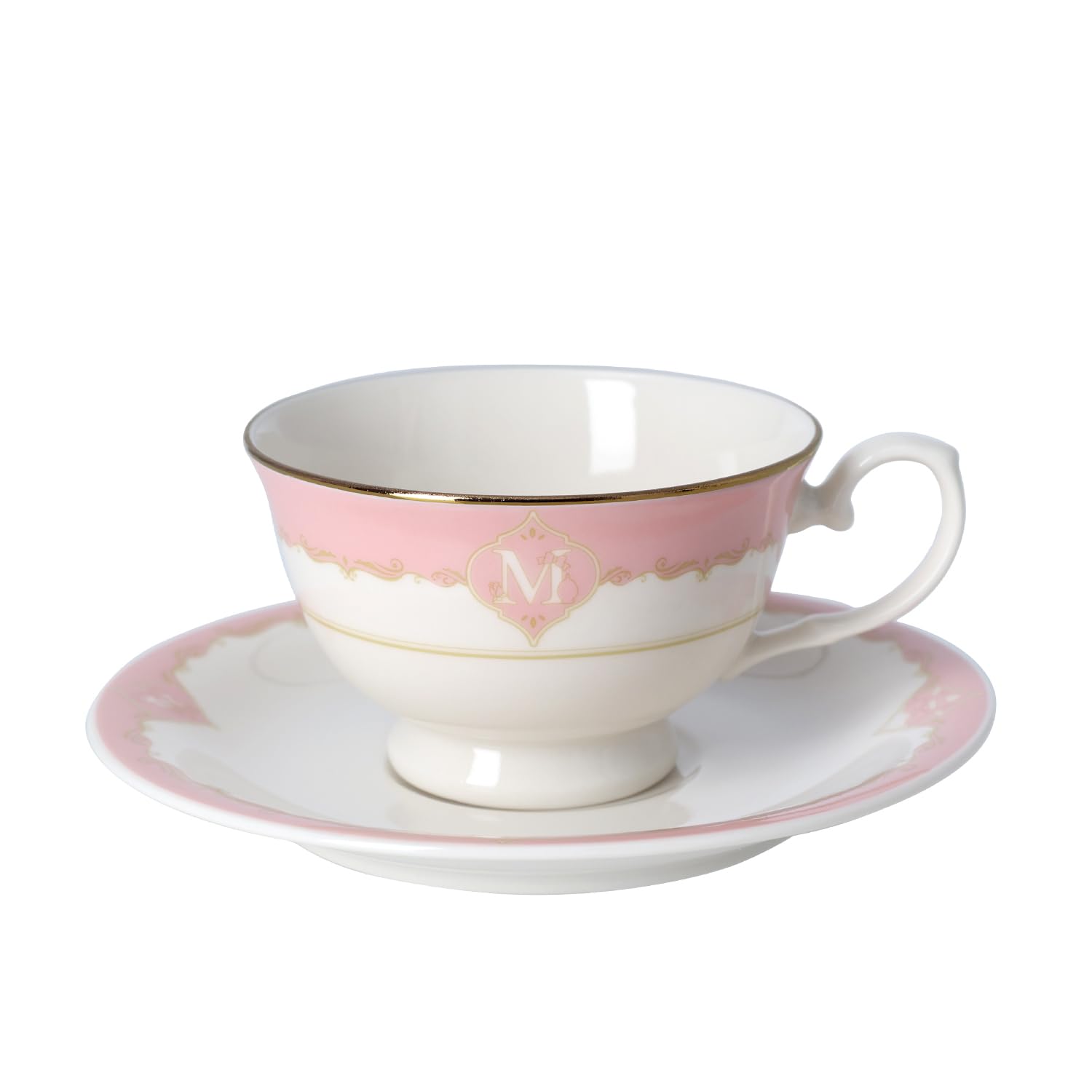 

TV anime Magi Madoka Madoka Kaname initial motif cup and saucer Puella Magica