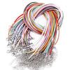 10Pcs/lot Dia 1.5/2mm Leather Cord Necklace With Clasp Adjustable Braided Rope for Jewelry Making DIY Necklace Bracelet Supplies