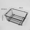 Camping Storage Basket Easy Carrying Pantry Organization Food Multiuse Picking