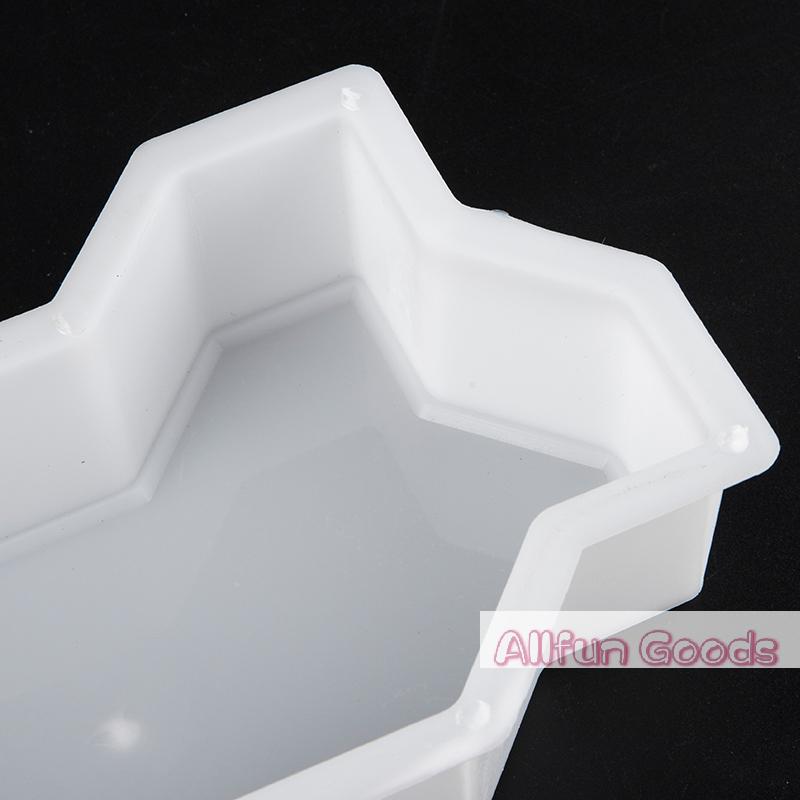 [TG835]DIY Path Maker Concrete Molds Garden Pavement Mold Road Path Paving Brick Mould