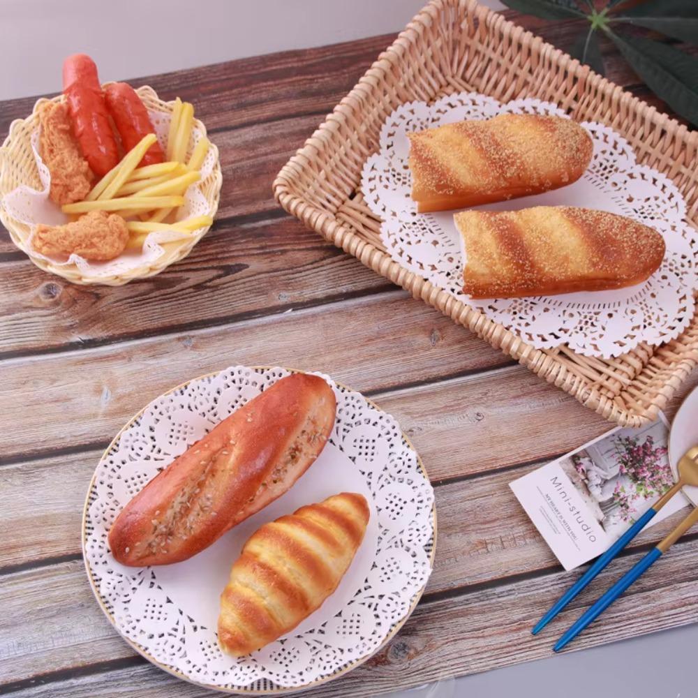 

140Pcs/Bag Disposable Oil Absorption Paper Pad Heat Insulation Dessert Mat Paper Wedding Style C