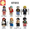 Minifigures Anime Film and Television Series One Piece King Luffy Solonna Beauty Robin Building Blocks Toys for Kids