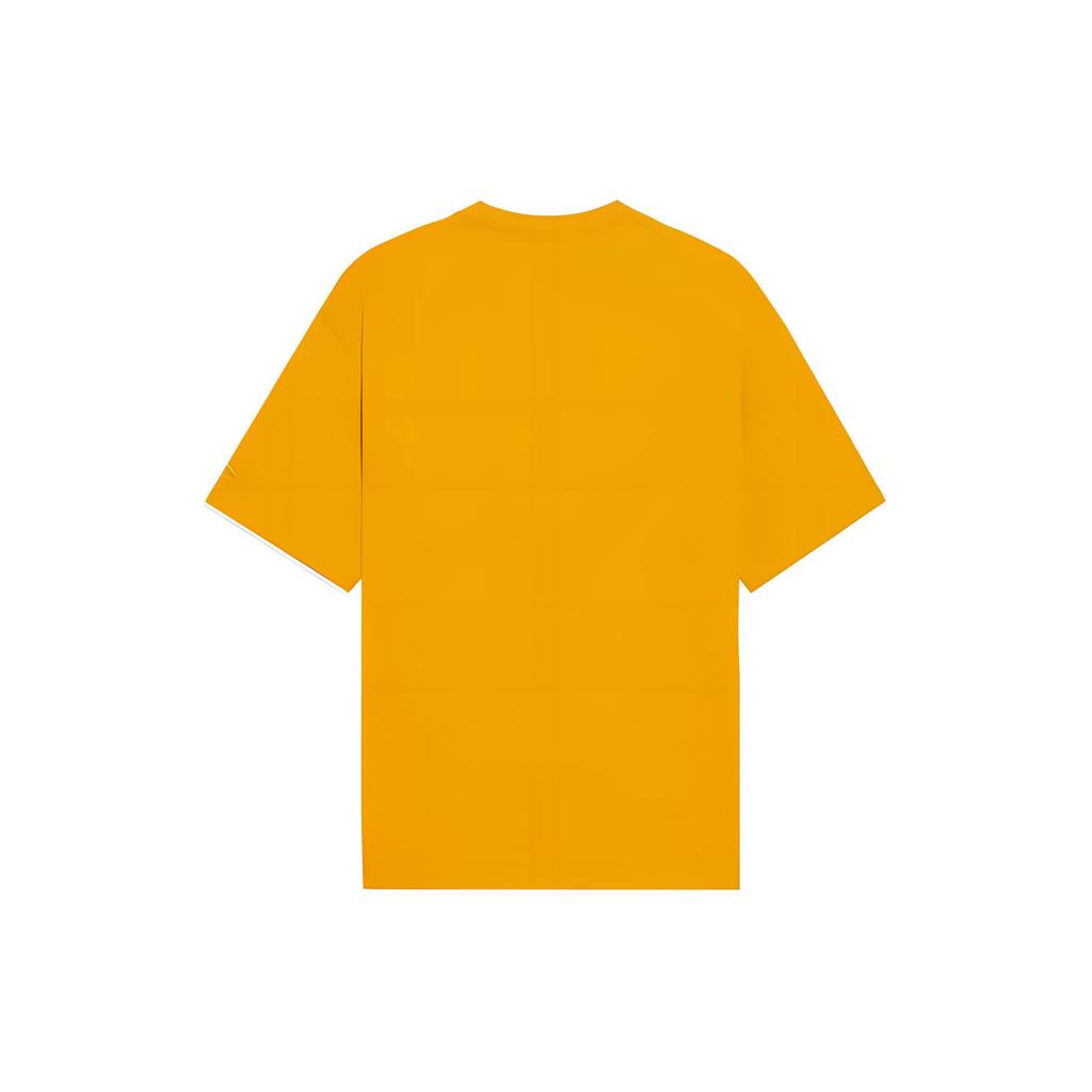 Li Ning Disney T Shirt Unisex Citrus Orange Yellow AHSSB89-2