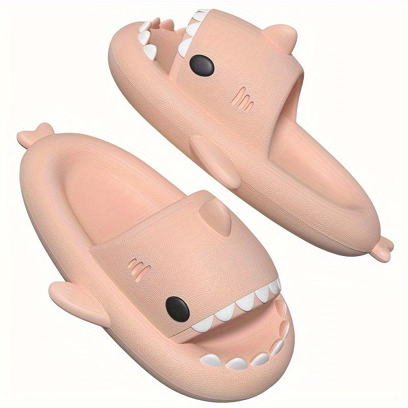 Shark Slippers Summer Indoor And Outdoor Home Bathroom Bathing Thick-soled Wear-resistant Couple Sandals And Slippers