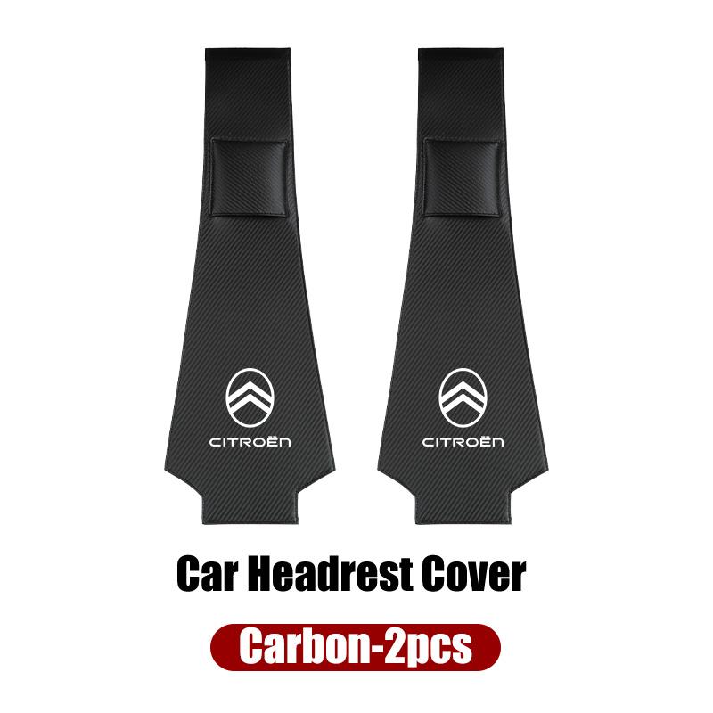 Leder Autositz Kopfstütze Schmutzabweisende Schutzhülle Für Citroen C4 C3 C5 C1 C2 Berlingo Celysee Cactus Picasso Aircross Saxo Grand